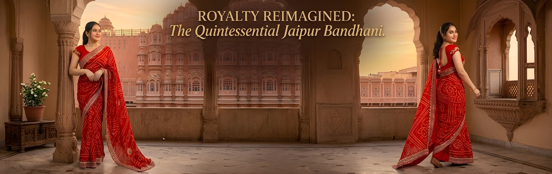Bandhej Saree