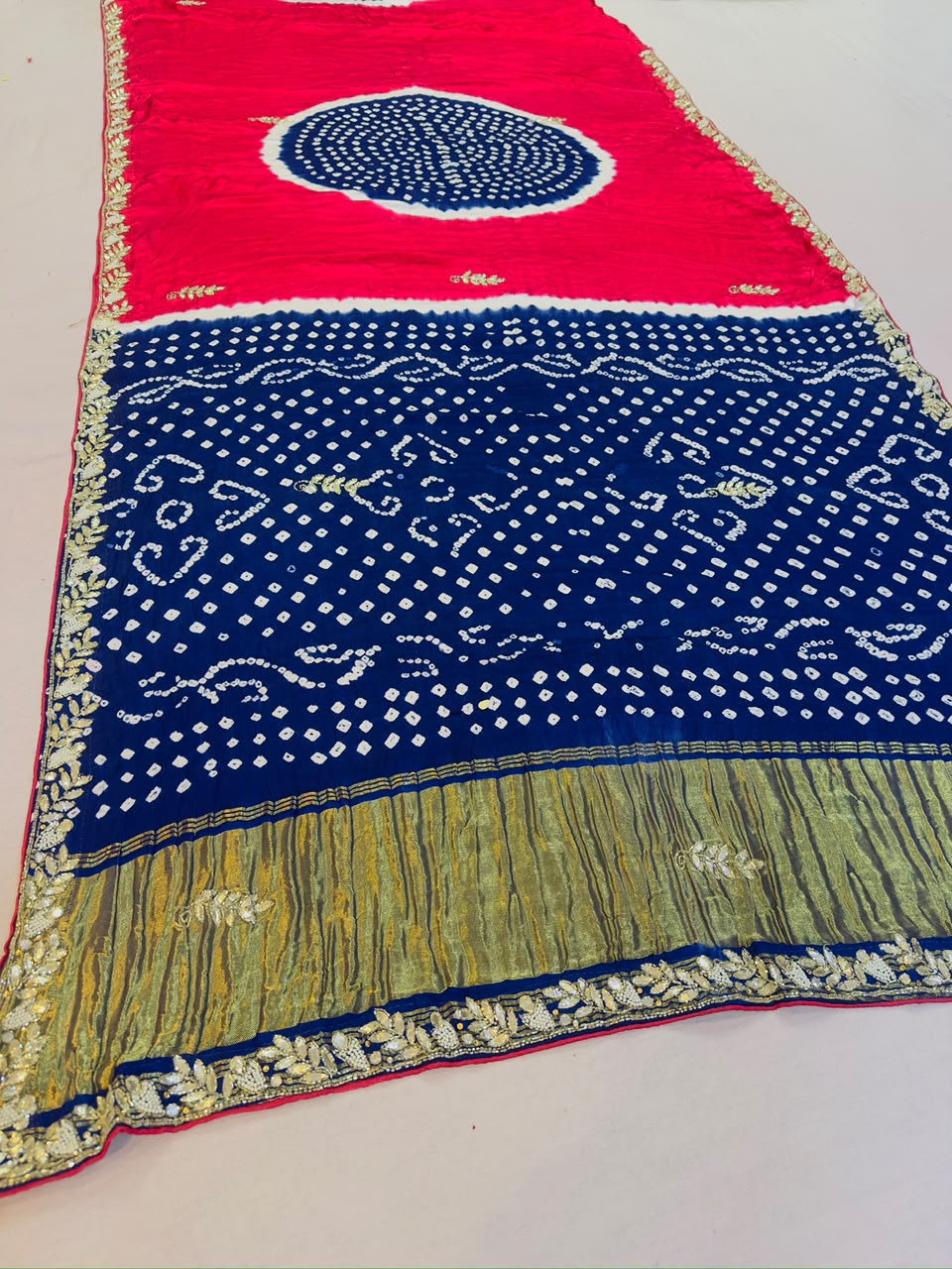Latest Modal Gajji Silk Saree With Handwork