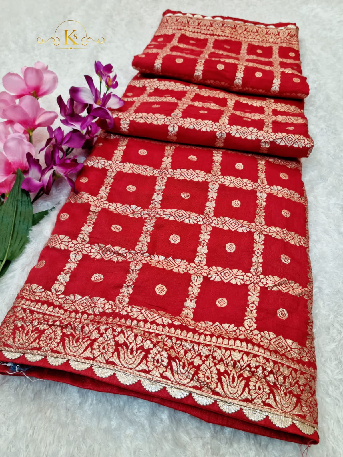 Latest Ghatchola Design Saree On Naylon Dolla Silk Fabric