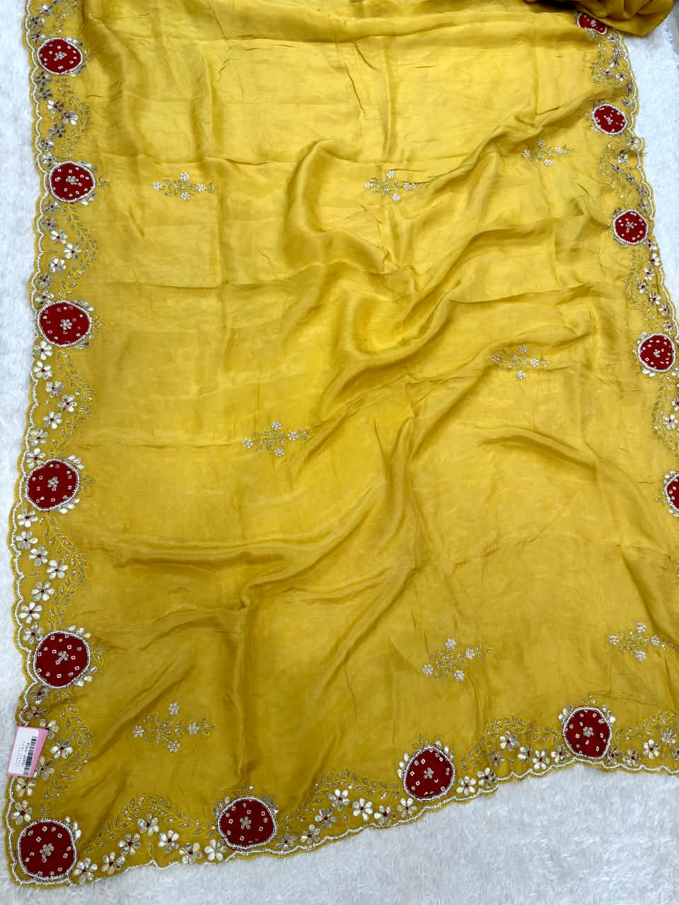 Premium H.O Silk Saree with Beautiful Handwork
