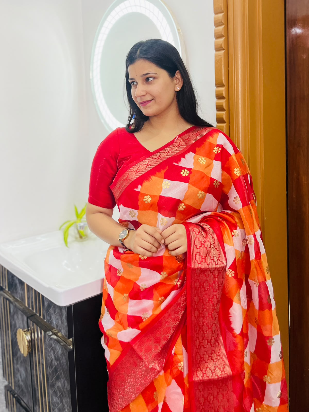 Beautiful Fancy Silk  saree
