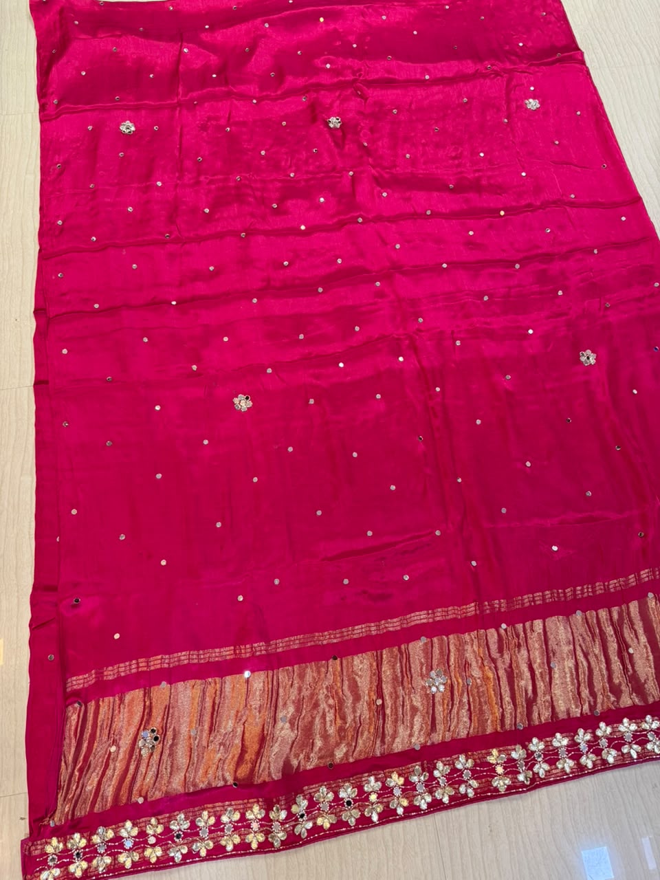 Designer Modal Silk Saree With Handwork