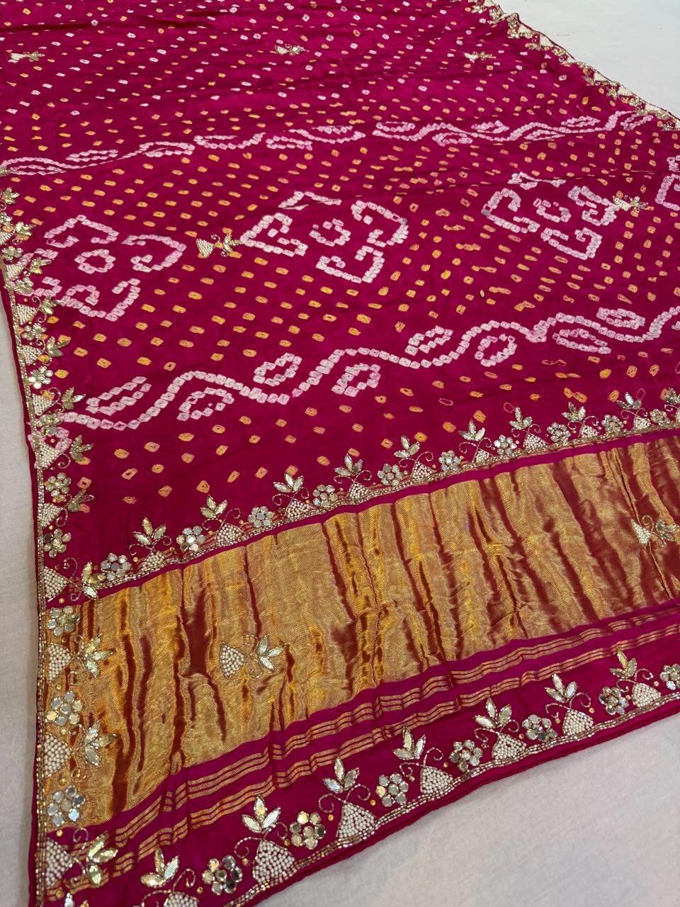 Designer Modal Gajji Silk Saree With Handwork