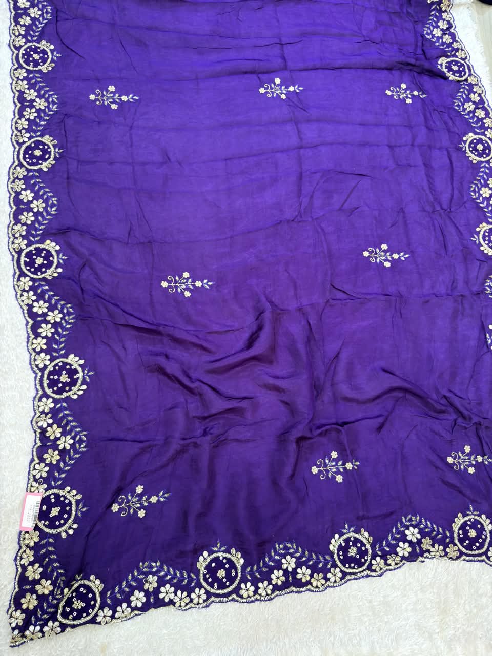 Premium H.O Silk Saree with Beautiful Handwork