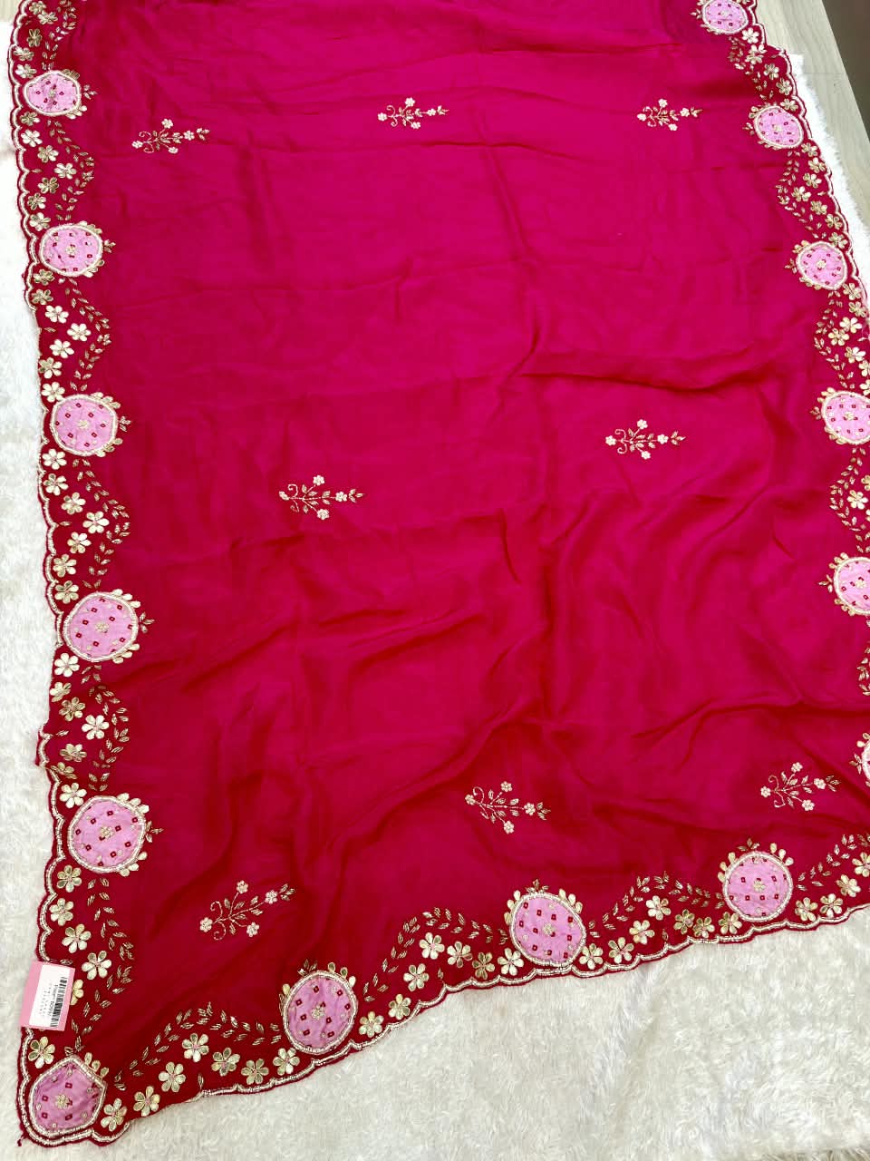 Premium H.O Silk Saree with Beautiful Handwork