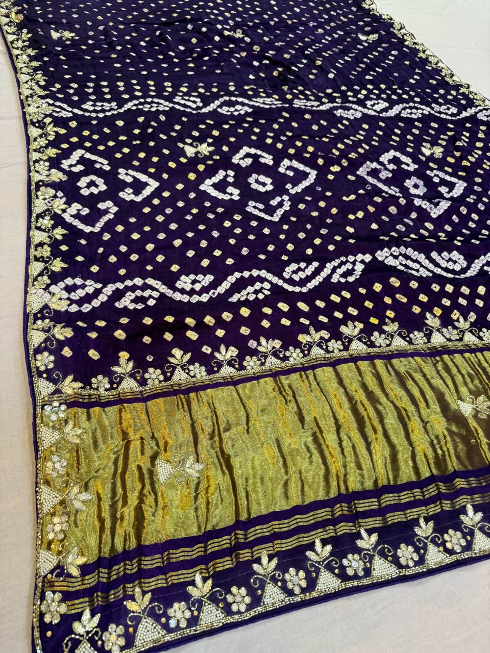Designer Modal Gajji Silk Saree With Handwork