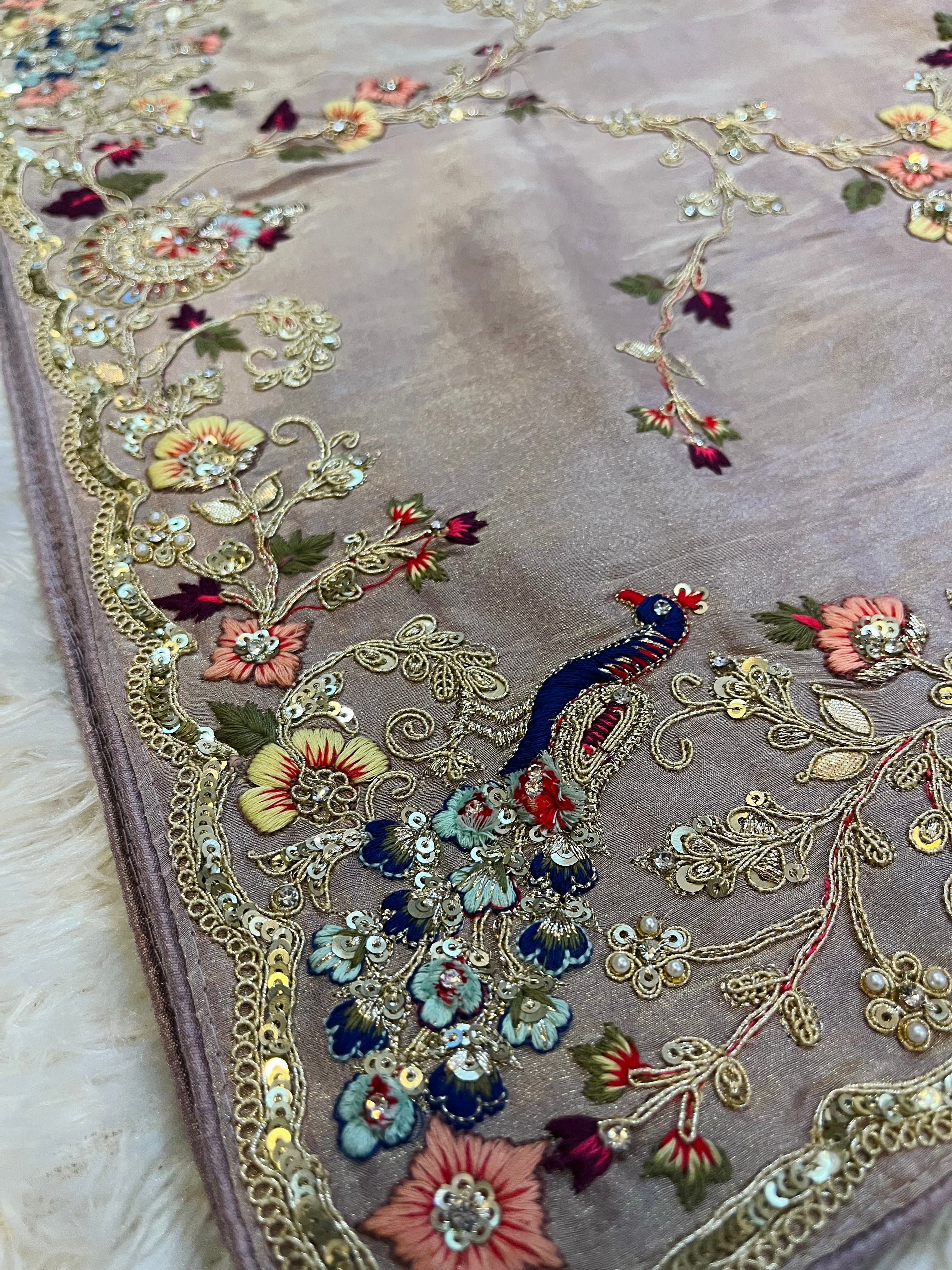 Luxury Cosmos Fabric With With Premium Work