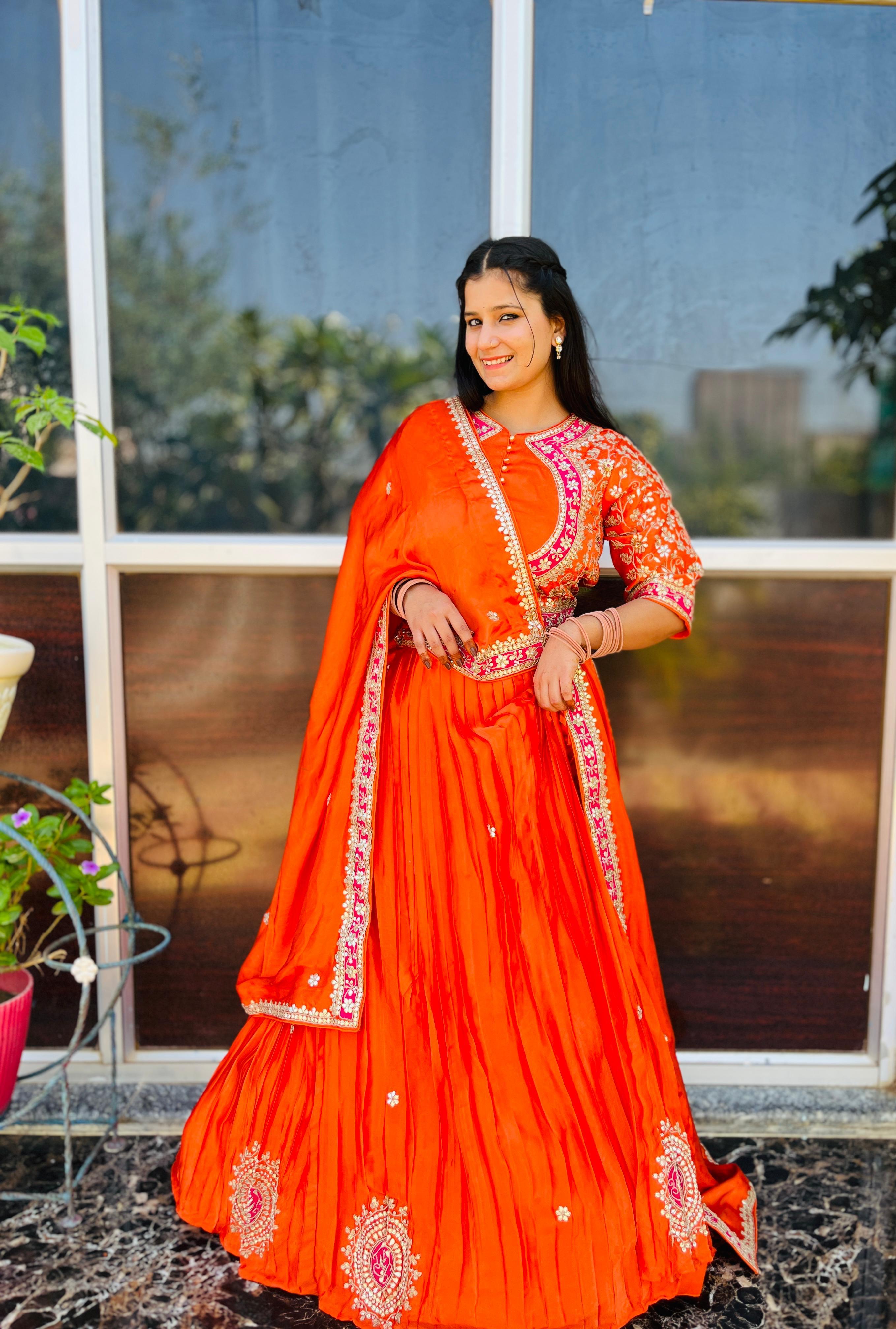 Luxury Lehenga Design With Ready Made Beautiful Work Design