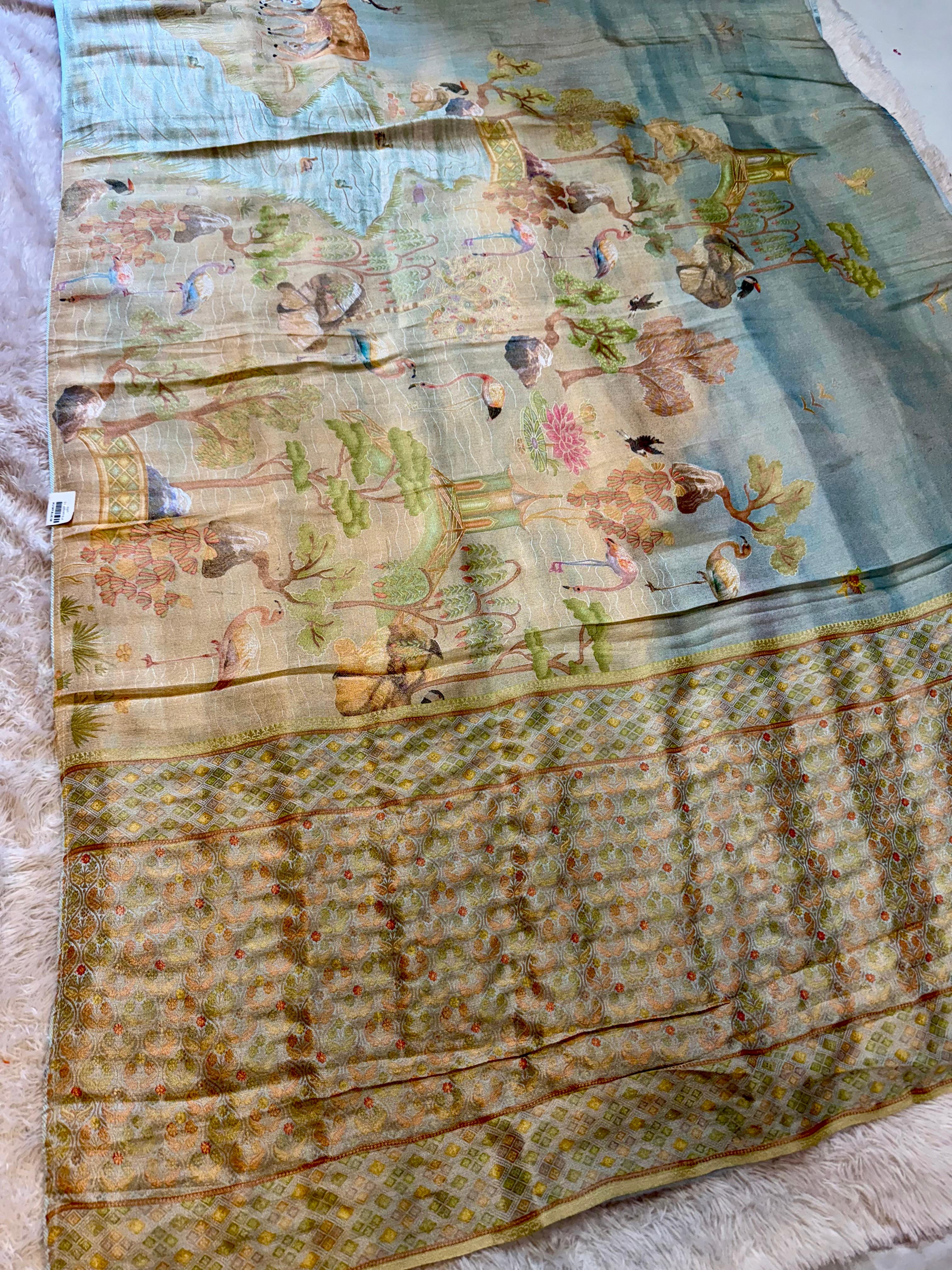 Luxury Cosmos Self Weaving Designer Saree