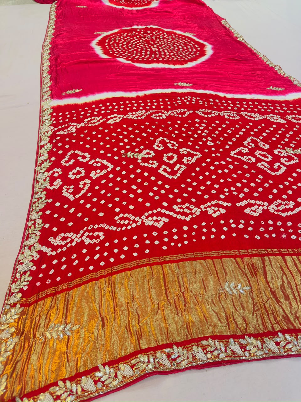 Latest Modal Gajji Silk Saree With Handwork