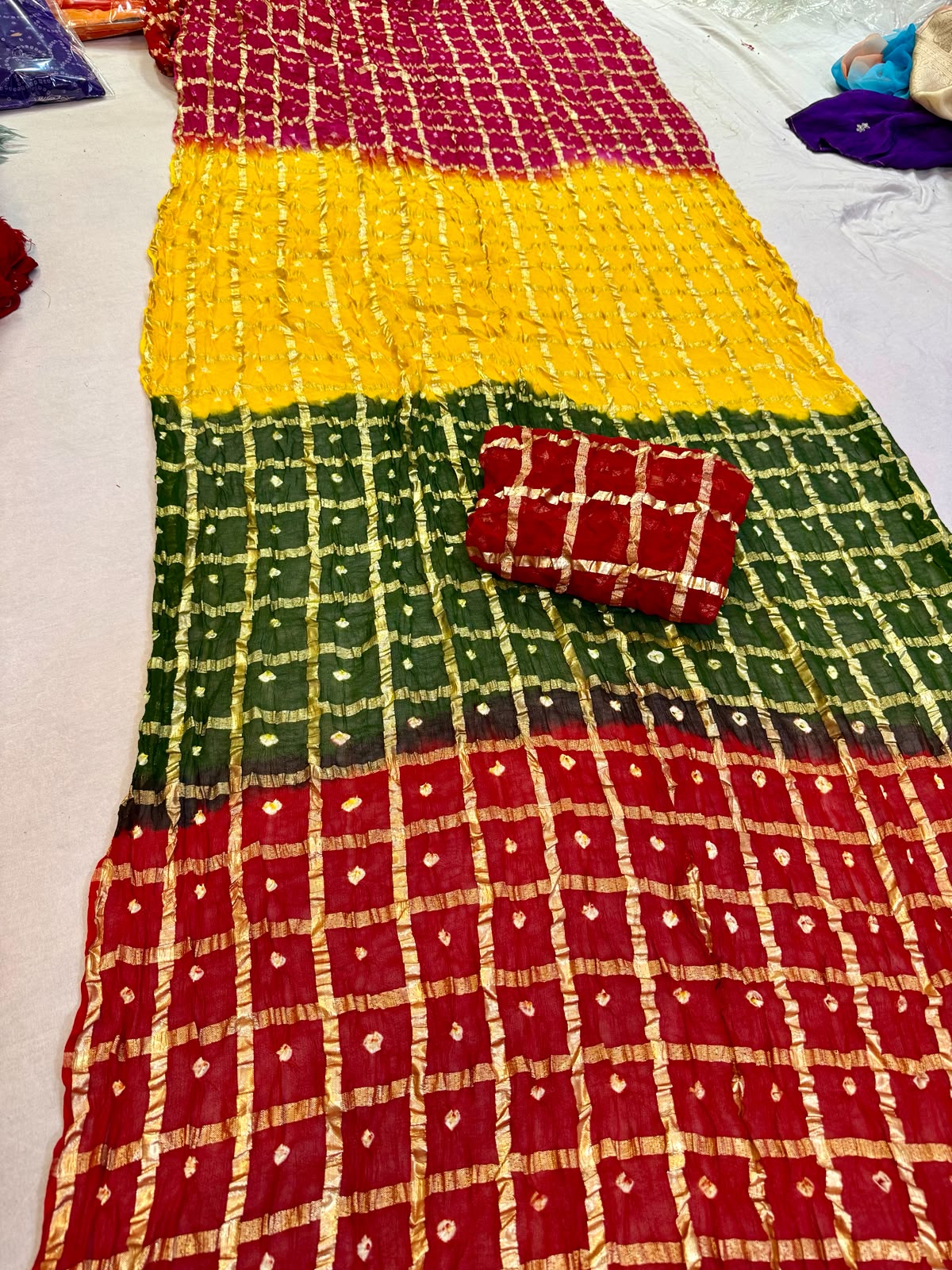 Latest  Pure Viscose Georgatte Saree