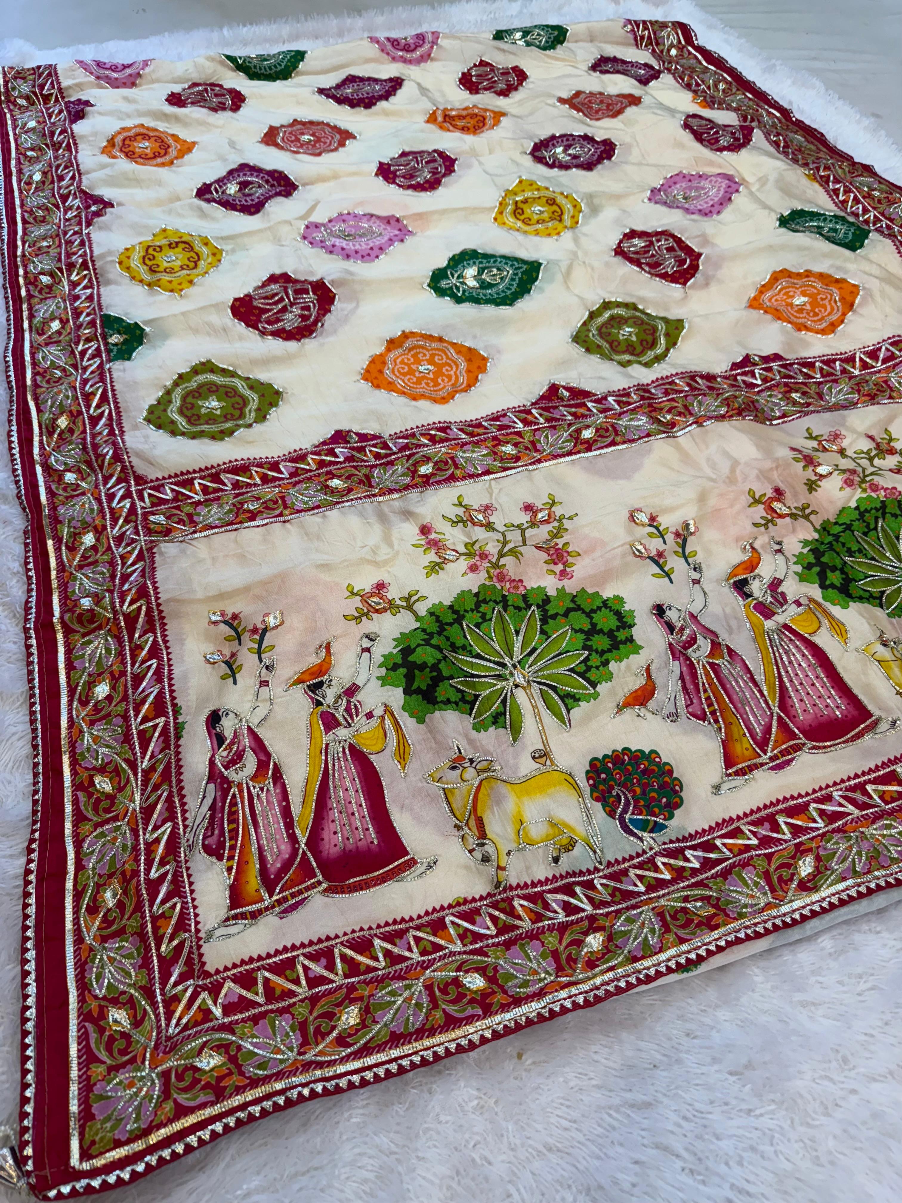 Beautiful Uppada Silk Traditional Design Saree