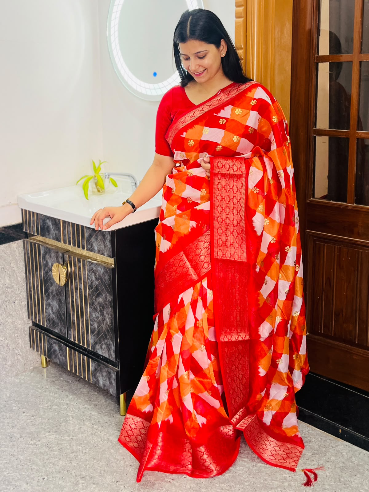Beautiful Fancy Silk  saree