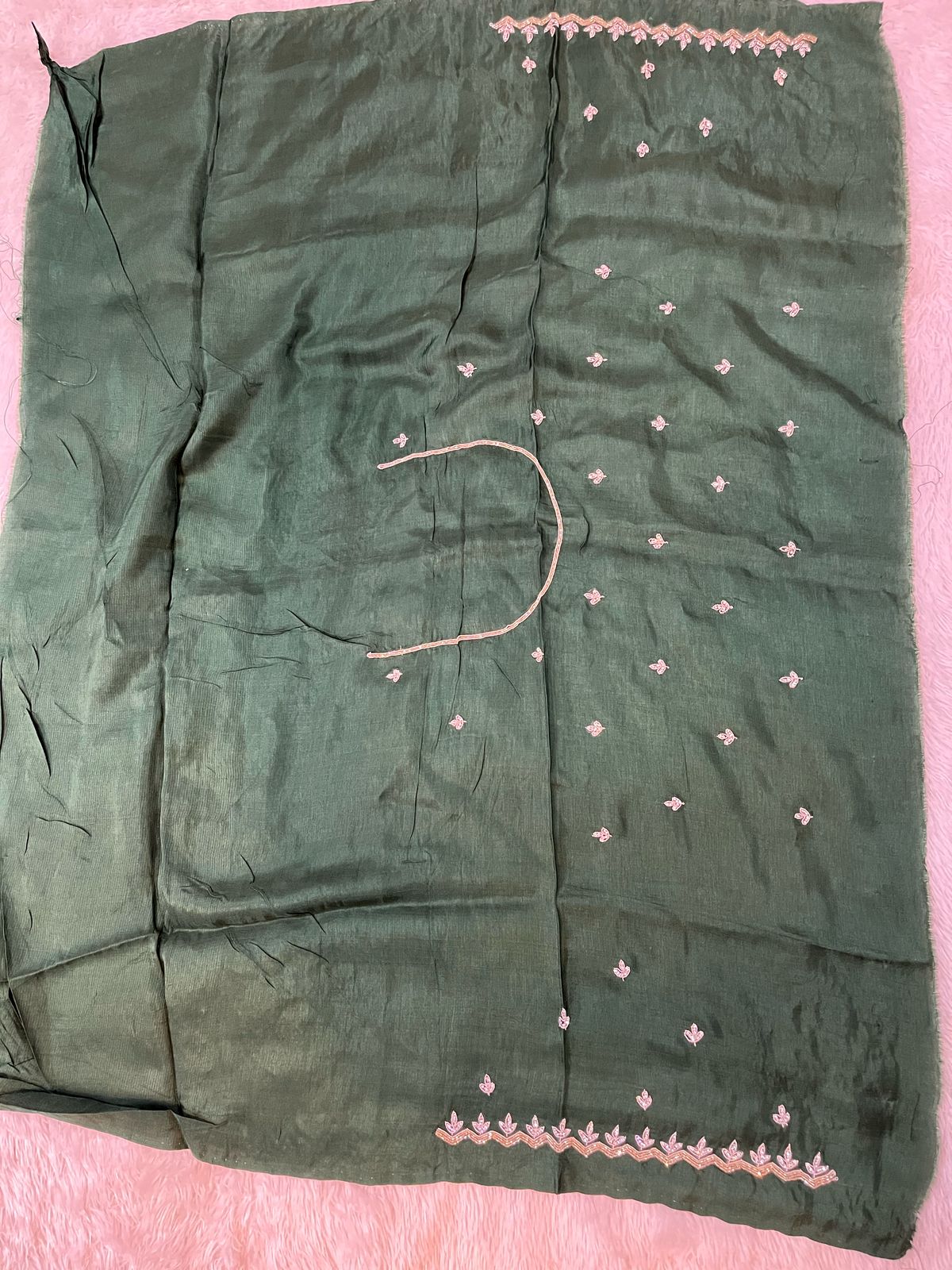 Designer Cosmos Saree With Premium Handwork