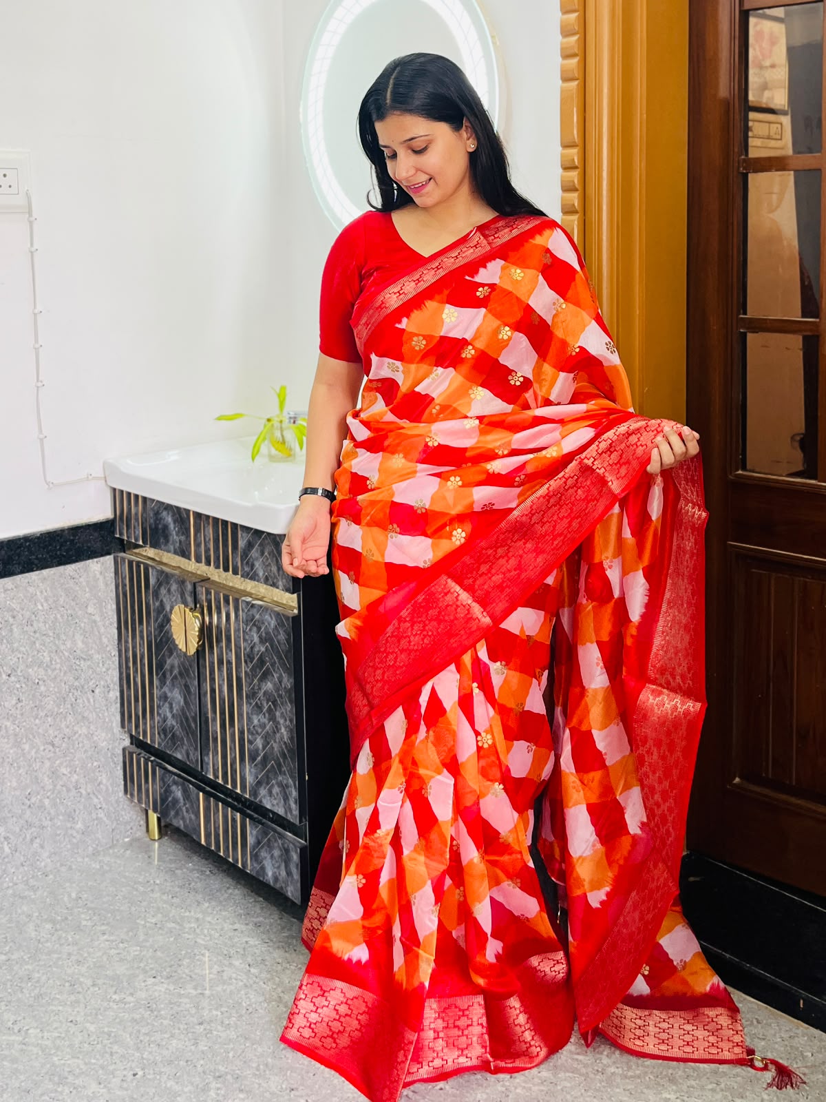 Beautiful Fancy Silk  saree
