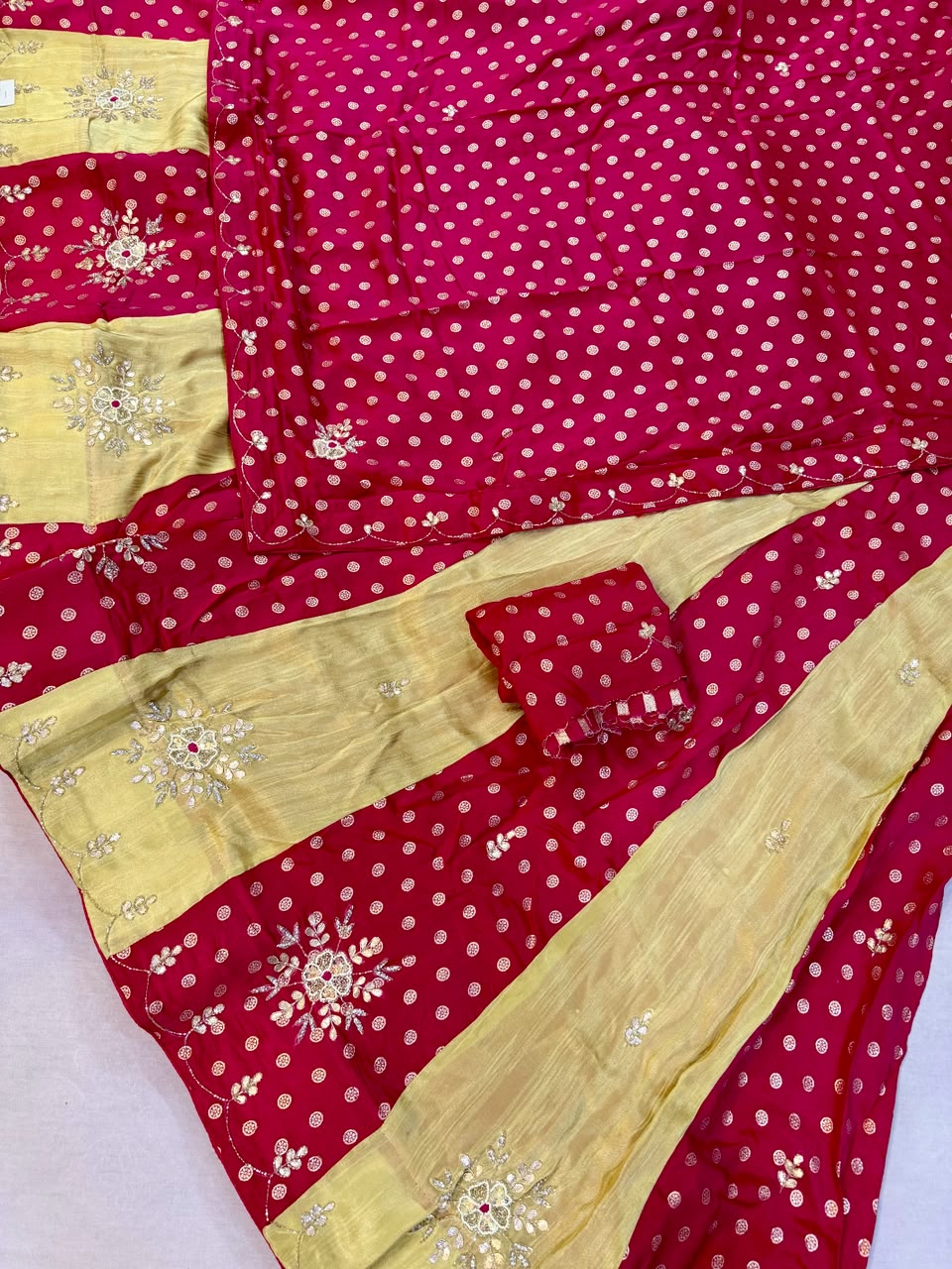 Designer Cosmos X Dolla Silk Kalli Lehenga With Handwork