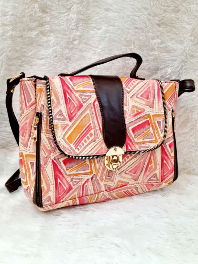 HandBlock Print Tow Partition Fancy Sling Purse