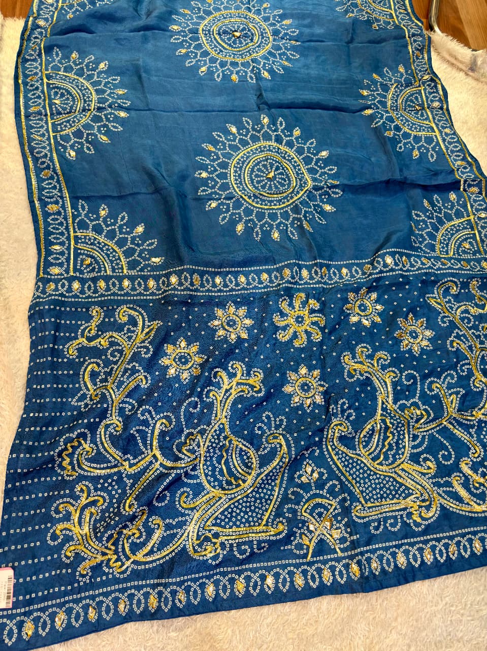 Dolla Silk Saree With Gottapatti Work