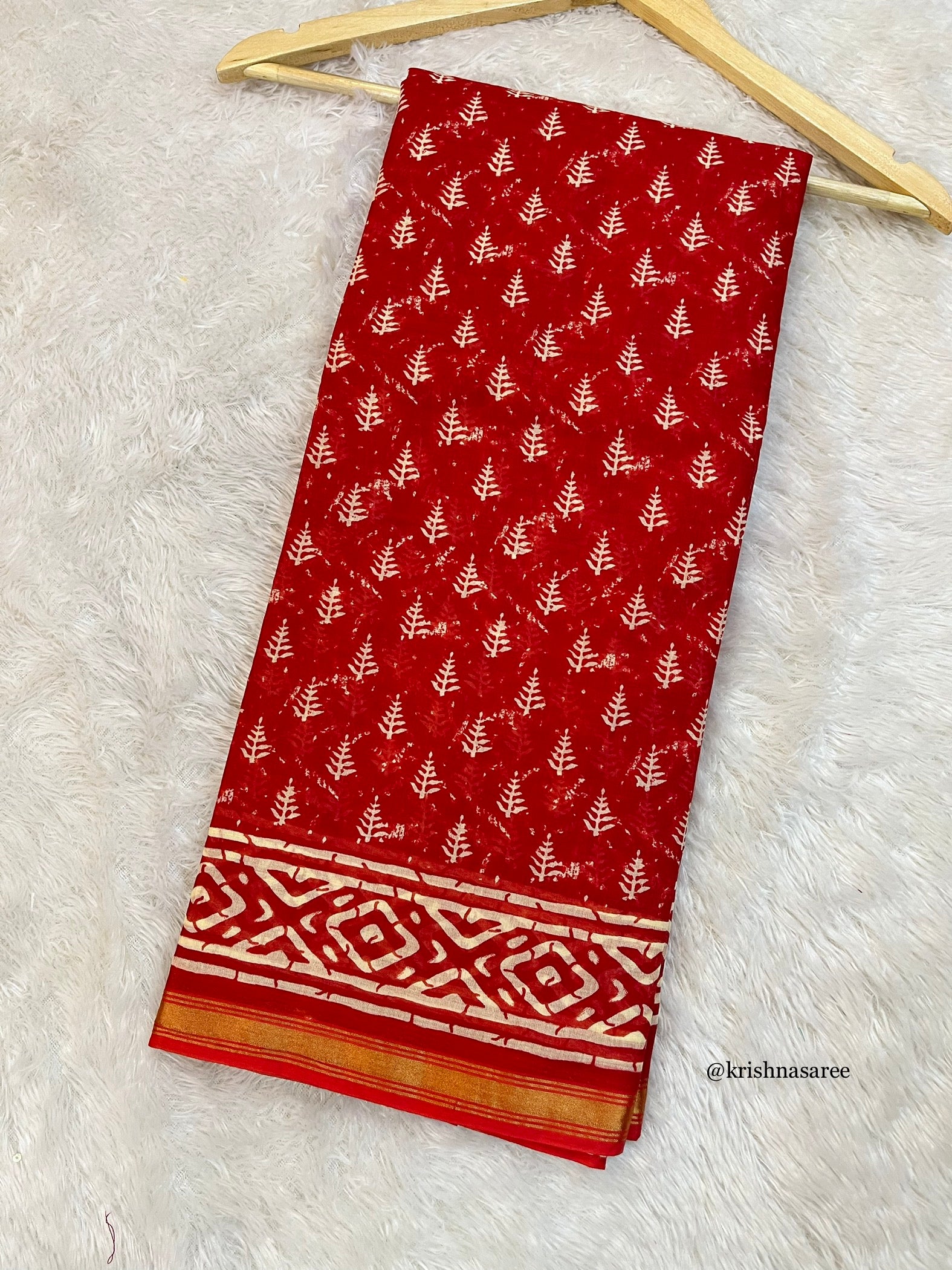 Pure Malmal Cotton Saree X Without Blouse