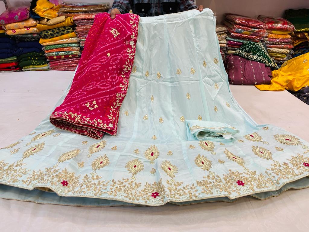 Pure Upada Silk Lahanga