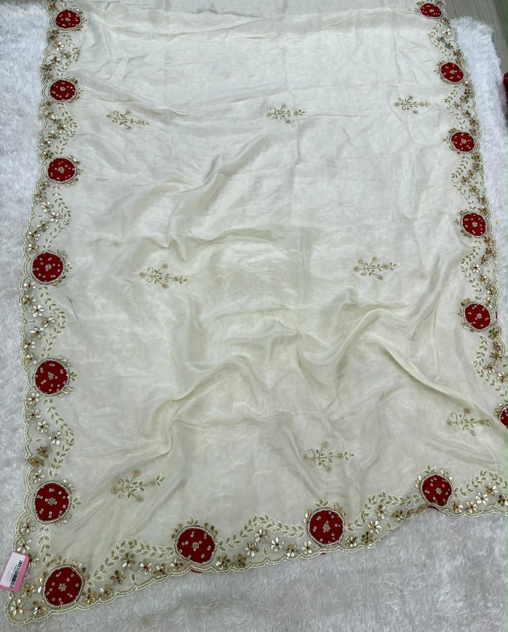 Premium H.O Silk Saree with Beautiful Handwork
