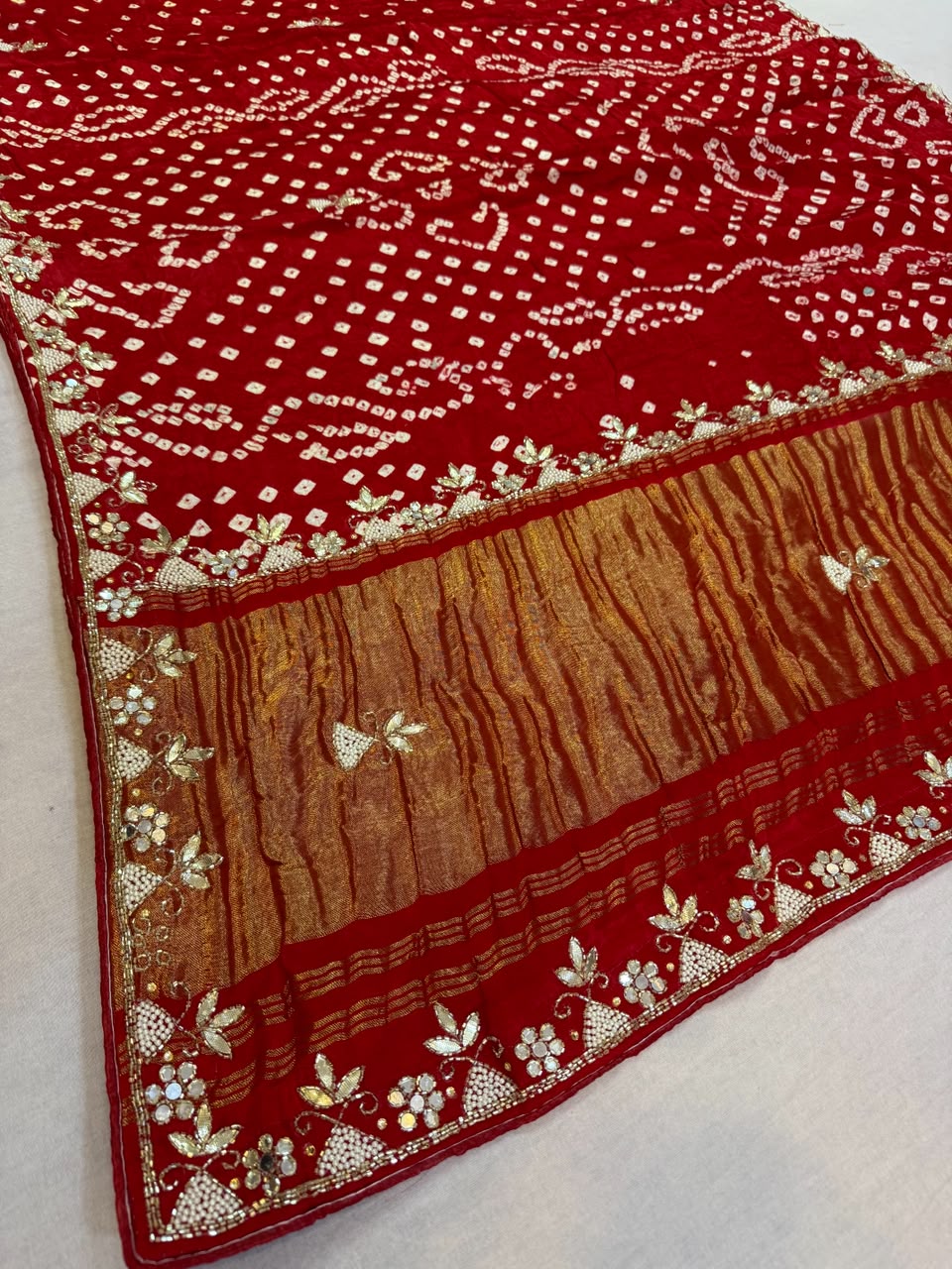 Designer Modal Gajji Silk Saree With Handwork