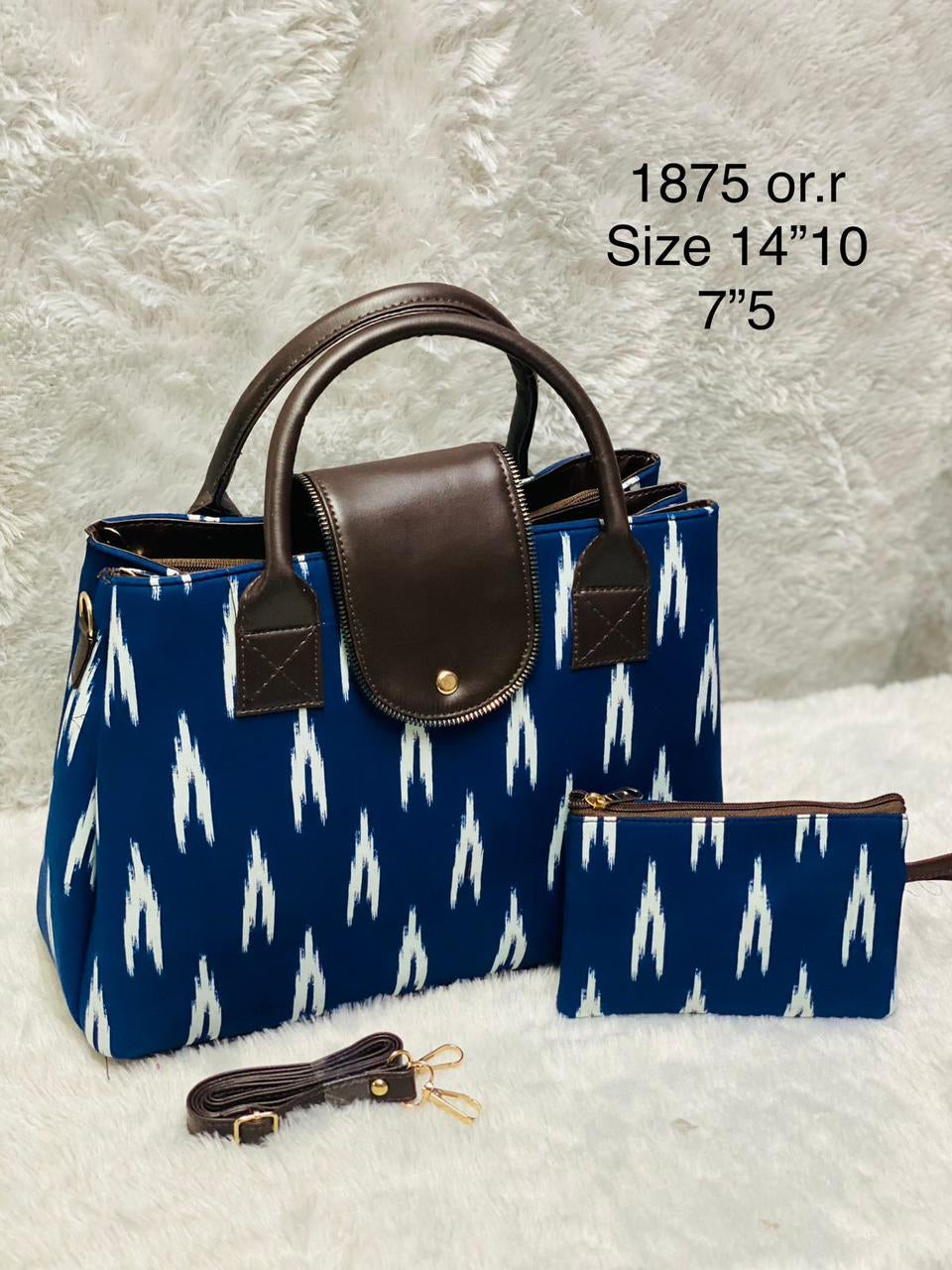Fancy Handbag Hand Block Print