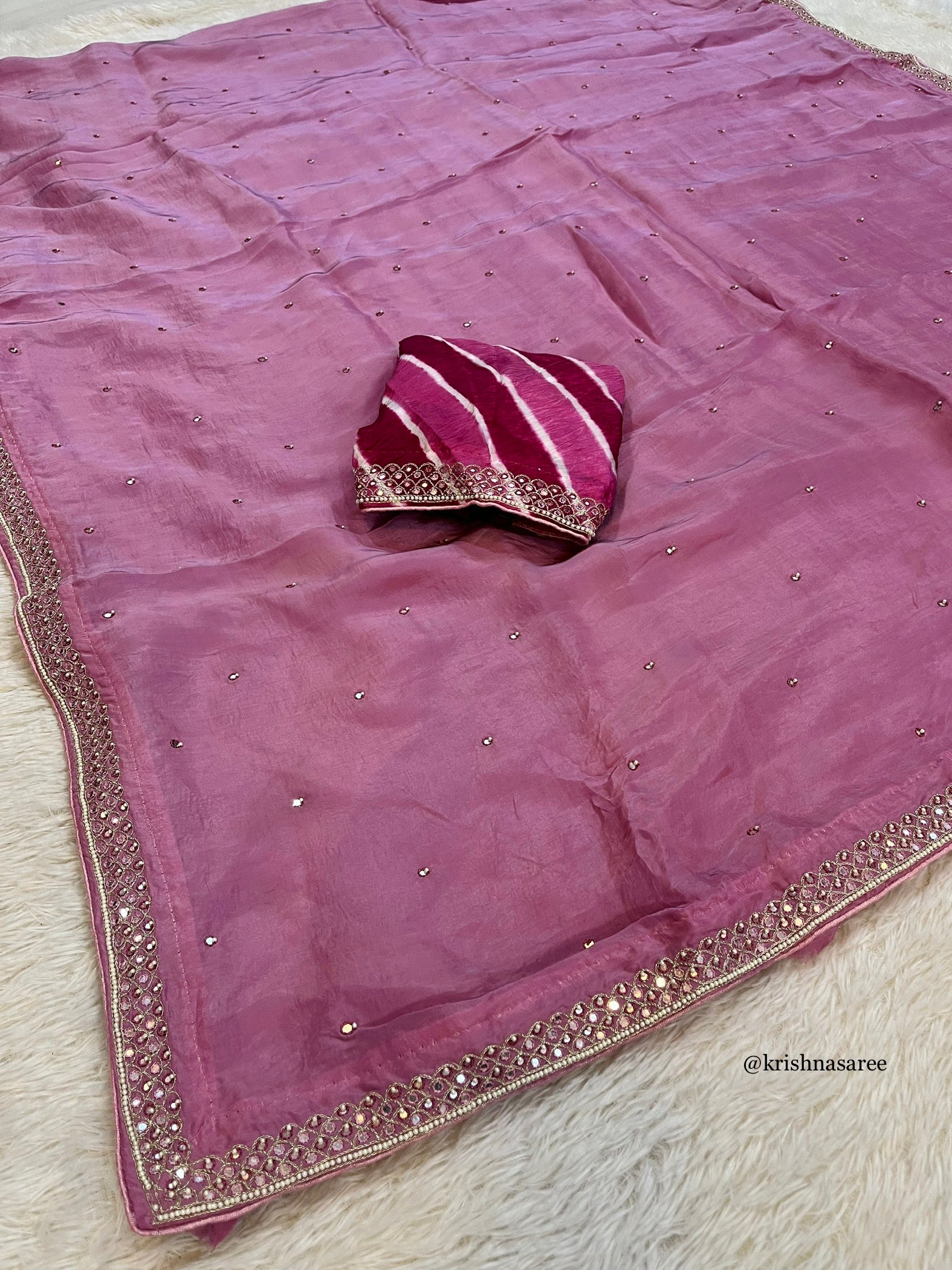 Beautiful Pure H.O. Silk Designer Saree