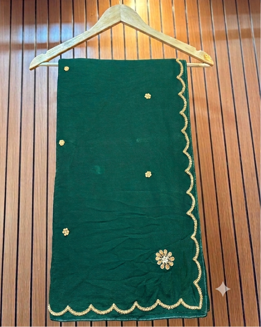 Beautiful Crepe Silk saree
