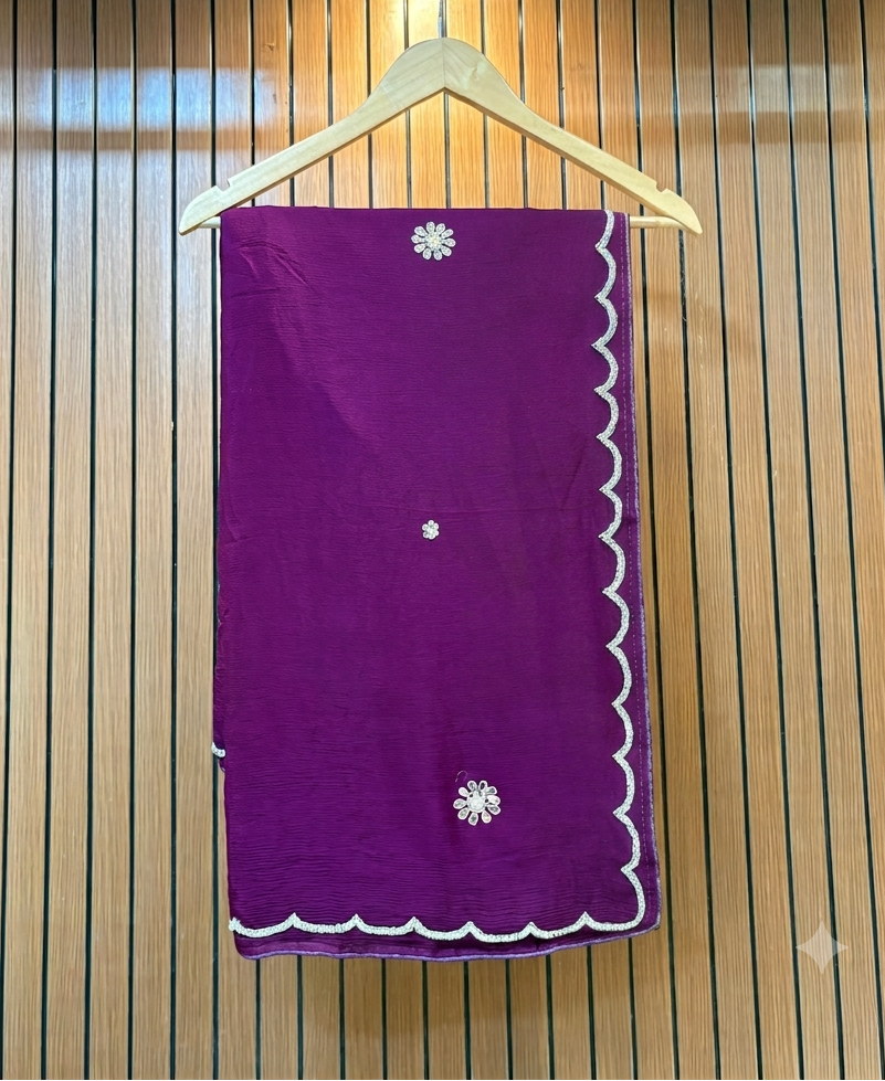 Beautiful Crepe Silk saree