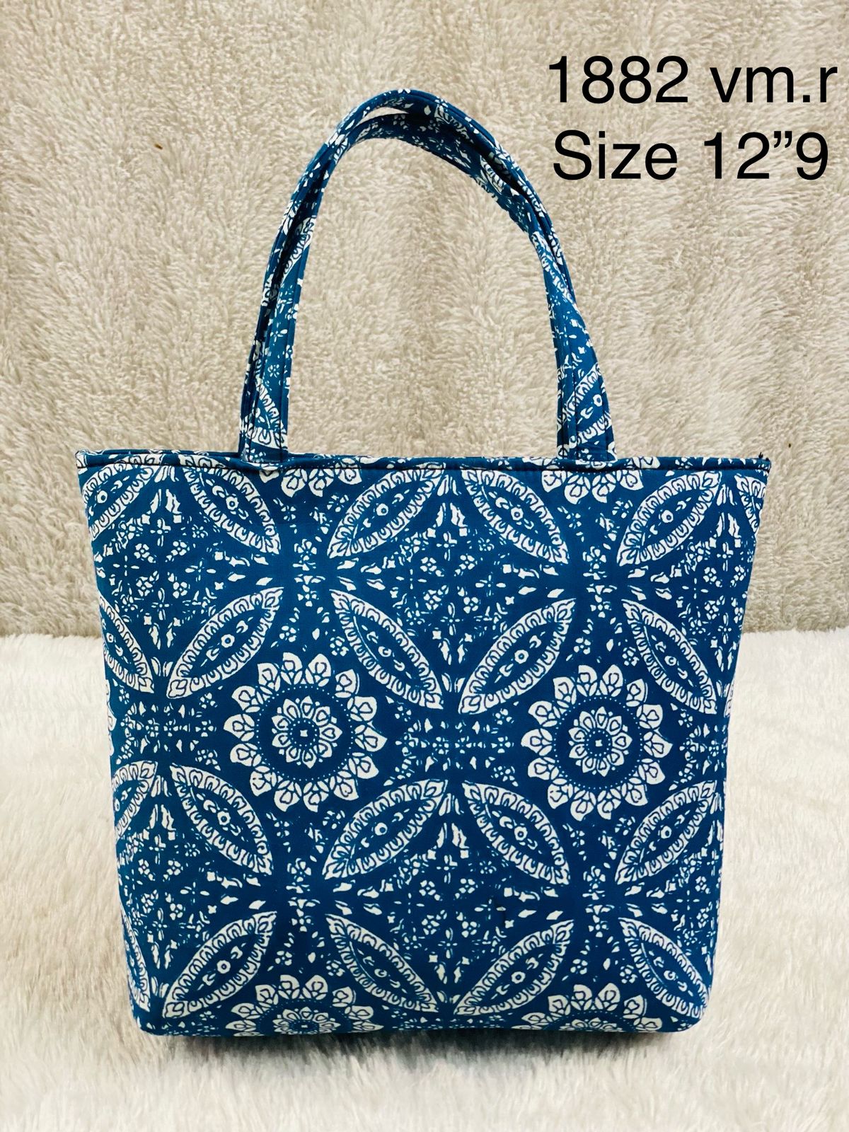 Fancy Hand Bag Hand Block Print