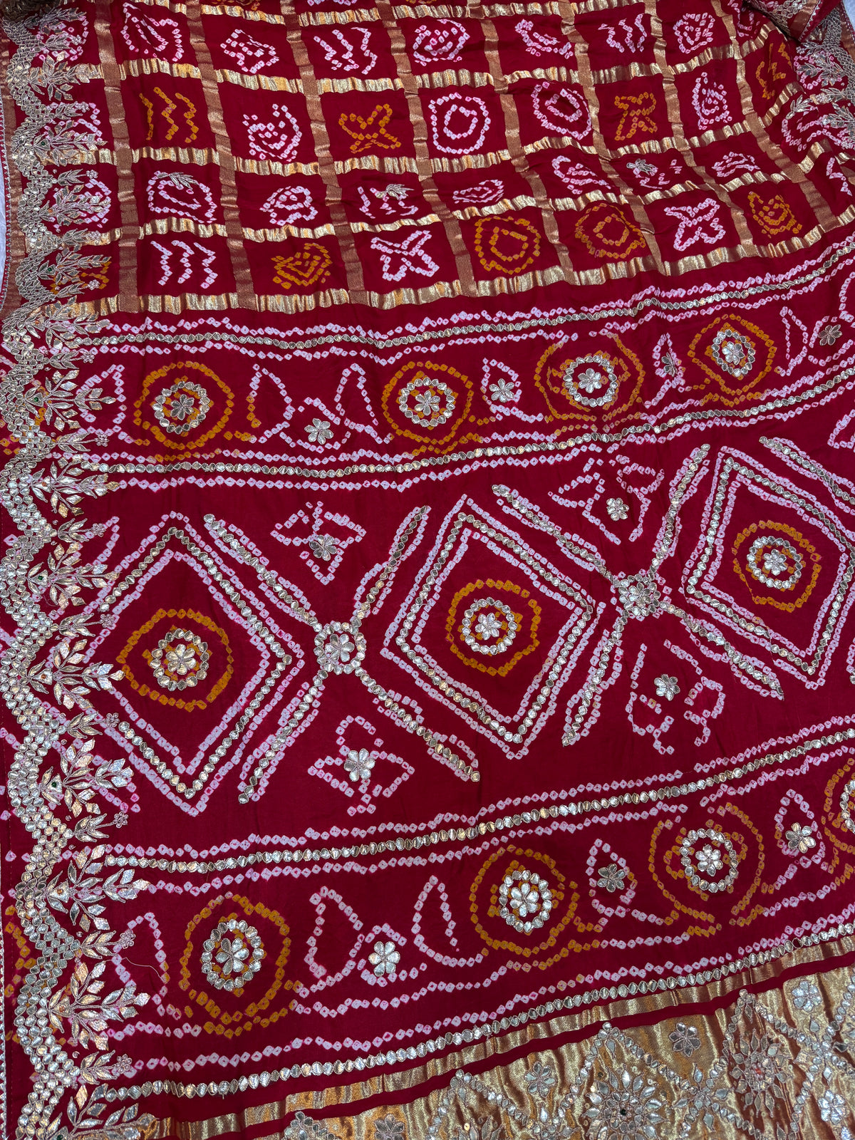 Premium Modal Gajji Silk Saree with Gota Patti Work