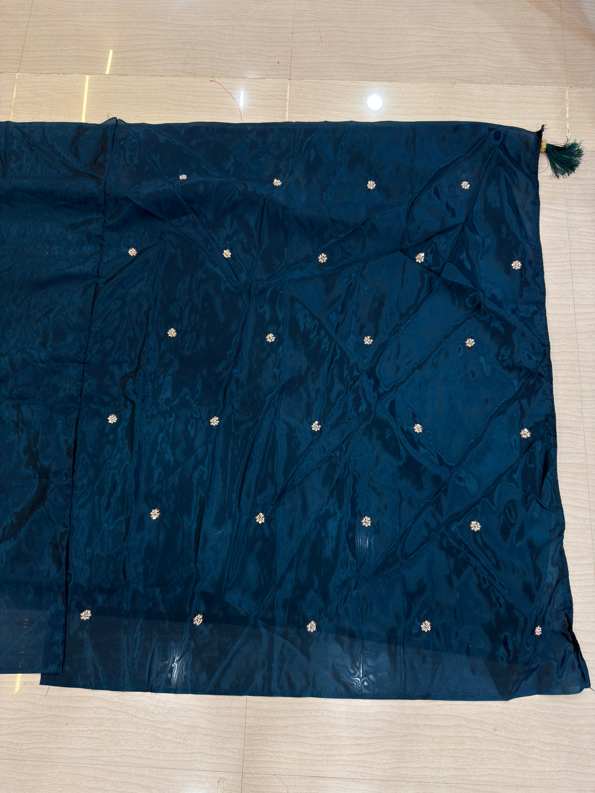 Fancy H.O Silk Saree with Handwork