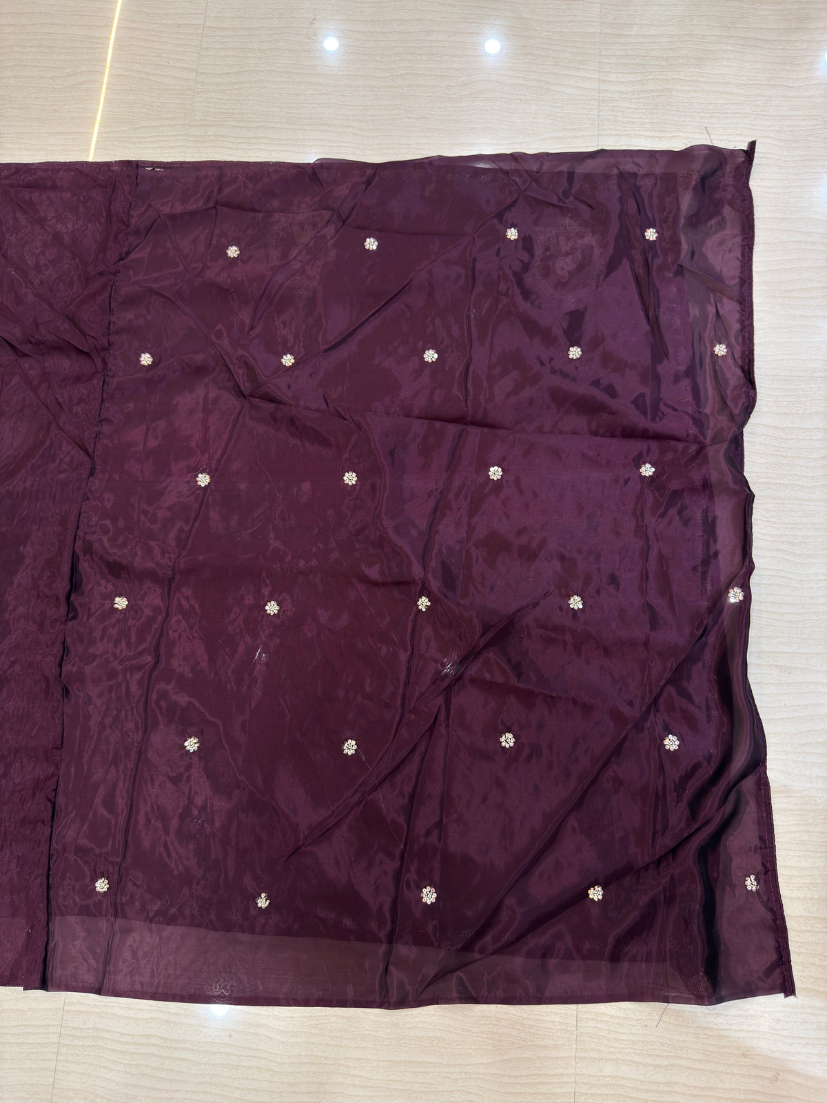 Fancy H.O Silk Saree with Handwork