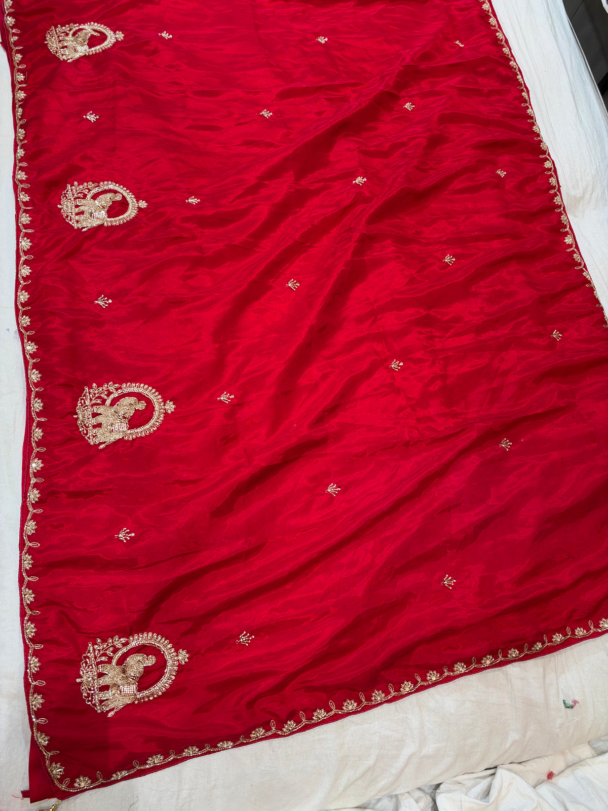 Fancy H.O Silk Saree with Handwork