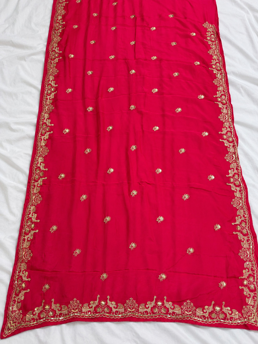 Designer H.O Silk Saree with Handwork (Heavy Work Blouse)