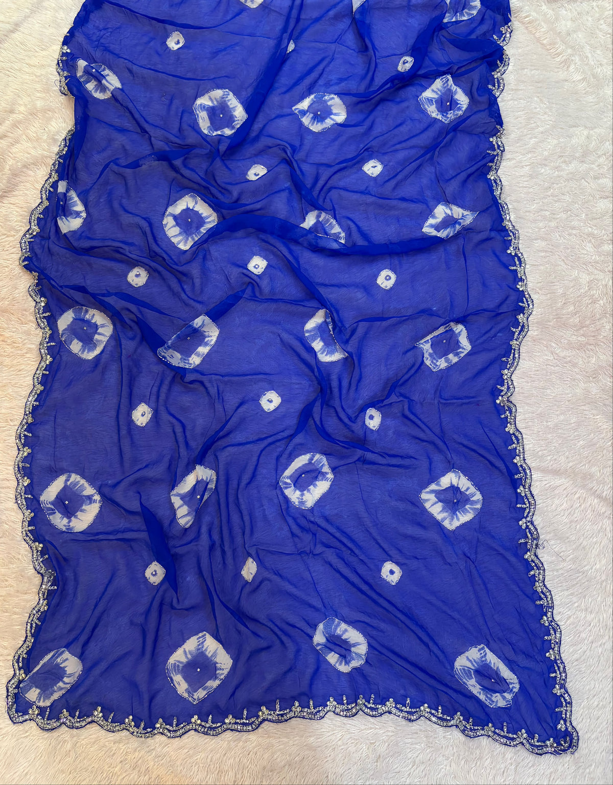 Designer Georgette Saree with Work