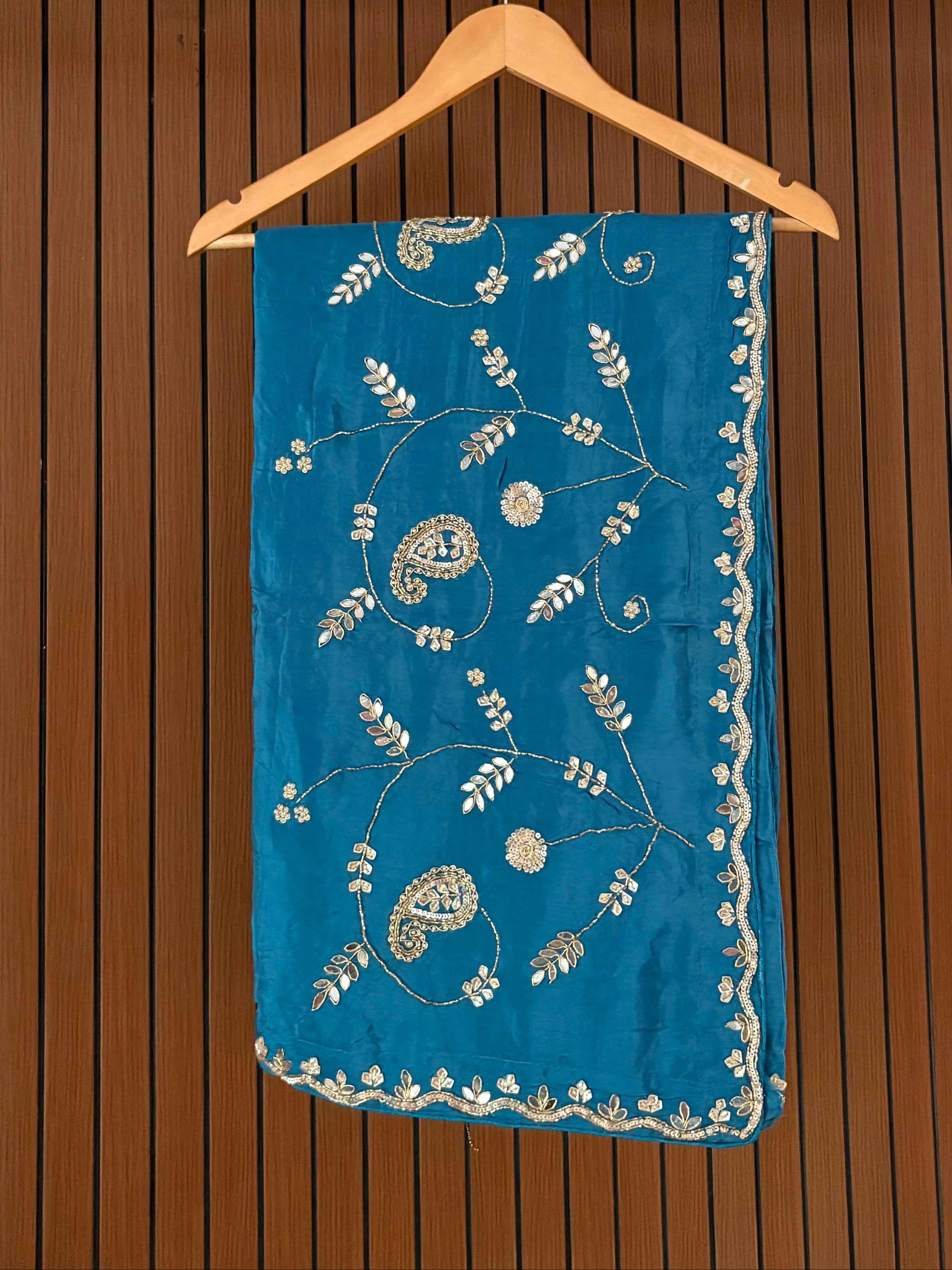 Designer Pure H O Silk Saree With Handwork