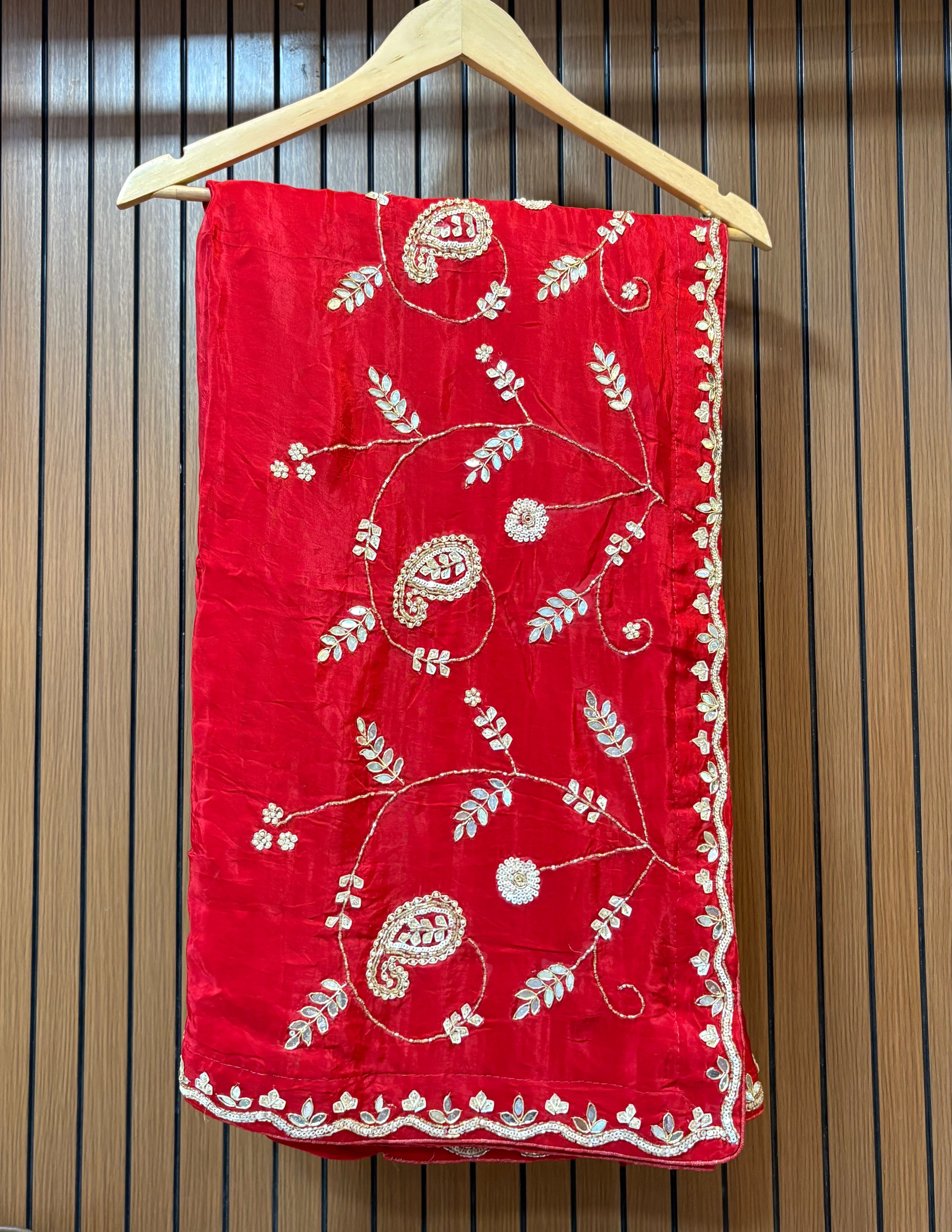 Designer Pure H O Silk Saree With Handwork