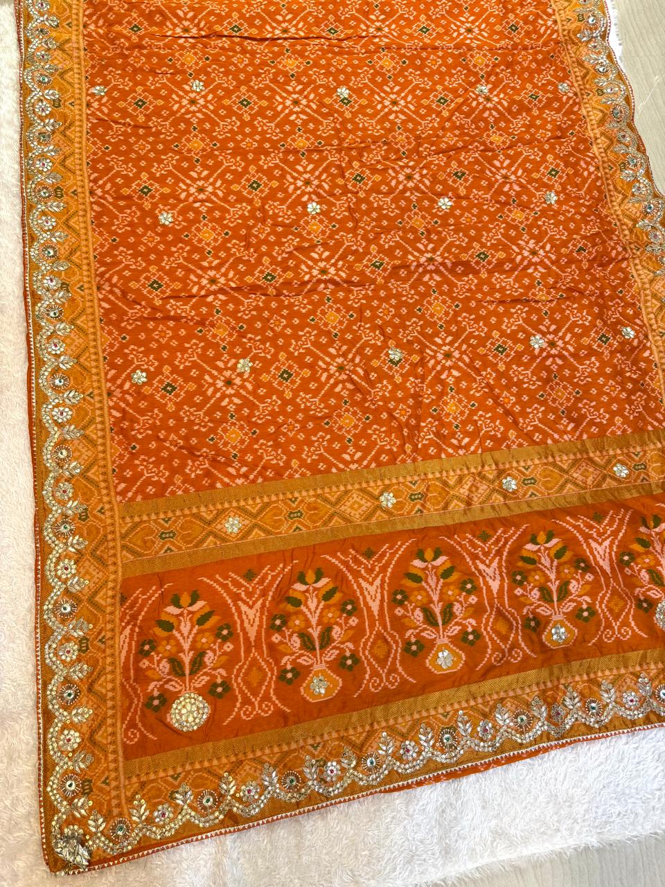 Rich Look Dolla Silk Saree With Handwork