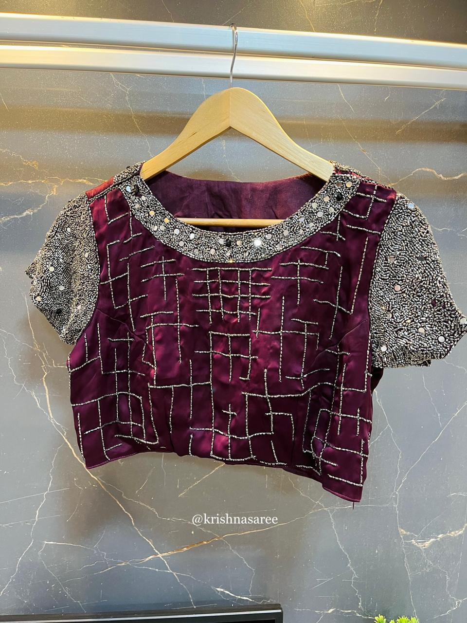 Luxury Handmade Saree With Designer Readymade Blouse