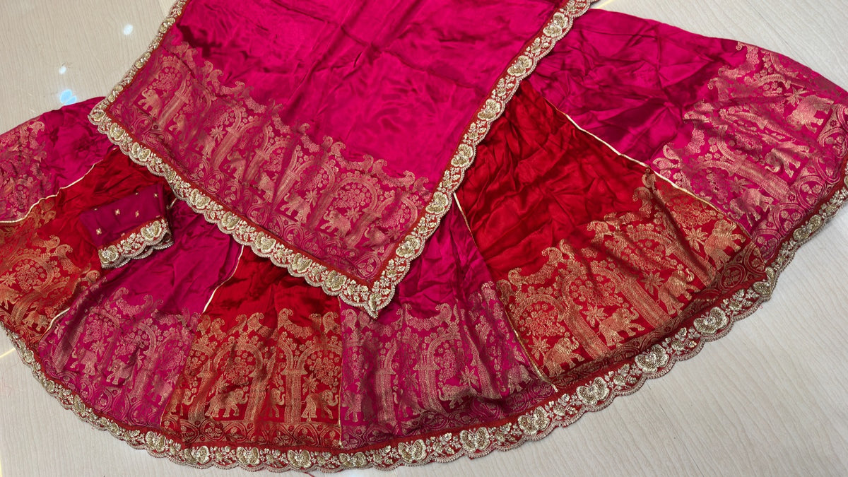 Designer Modal Gajji Silk Lehenga With Premium Handwork