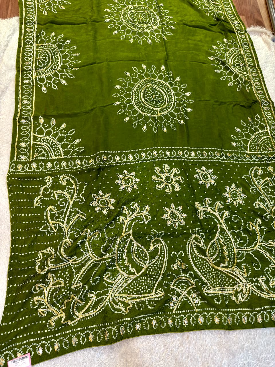 Dolla Silk Saree With Gottapatti Work