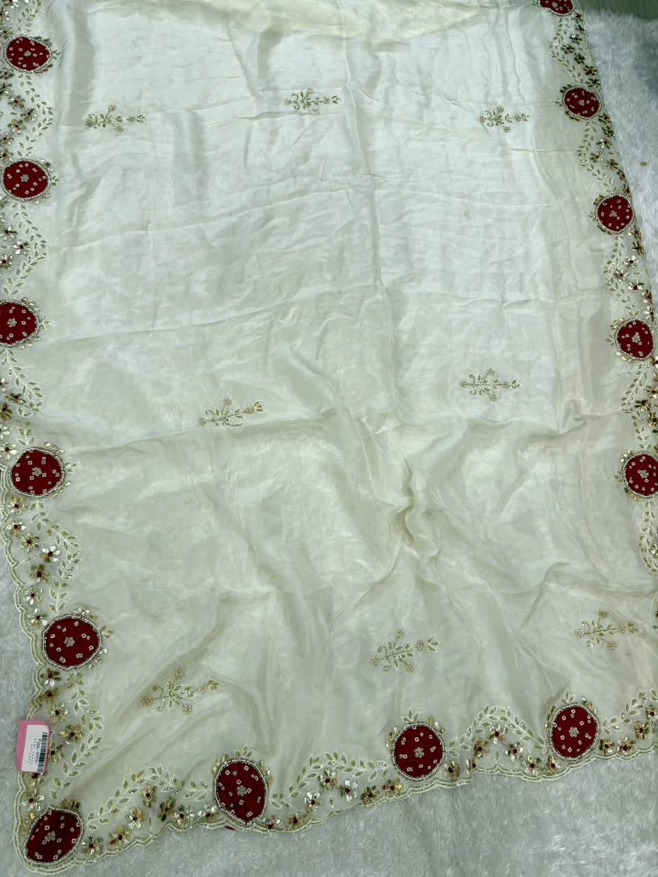 Premium H.O Silk Saree with Beautiful Handwork