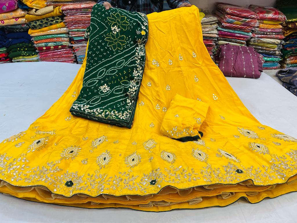 Pure Upada Silk Lahanga