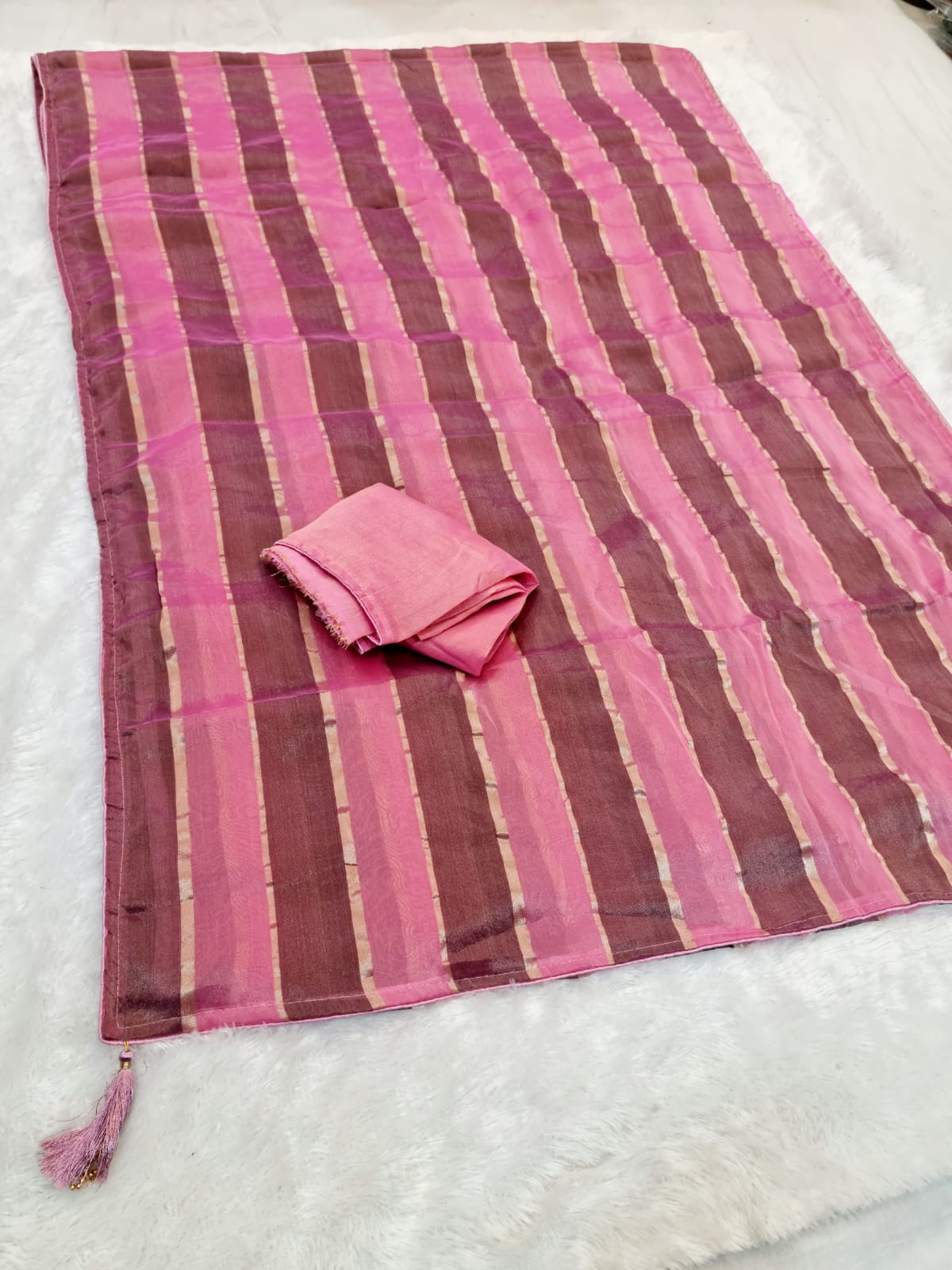 Fancy Designer Tissue Saree