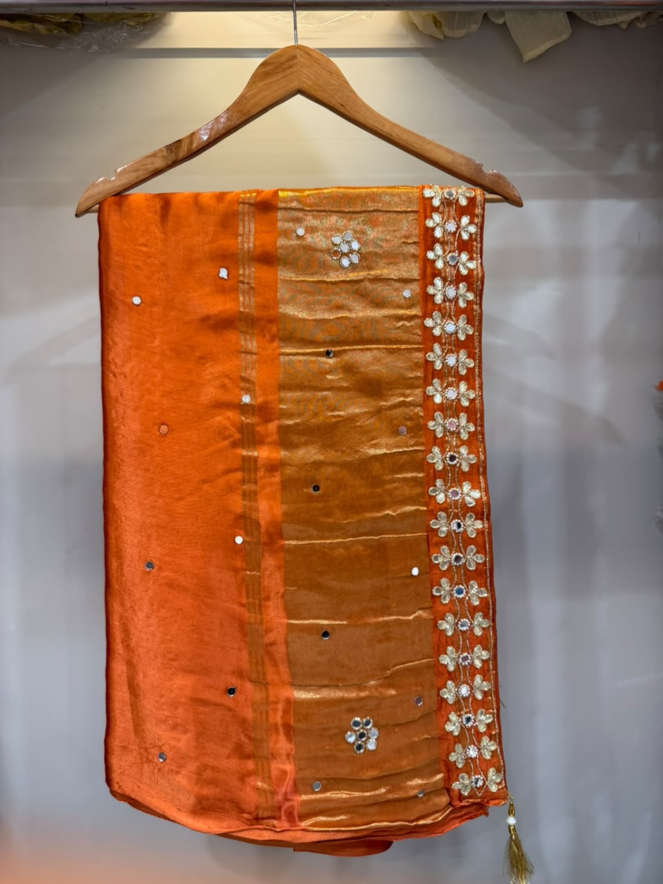 Designer Modal Silk Saree With Handwork