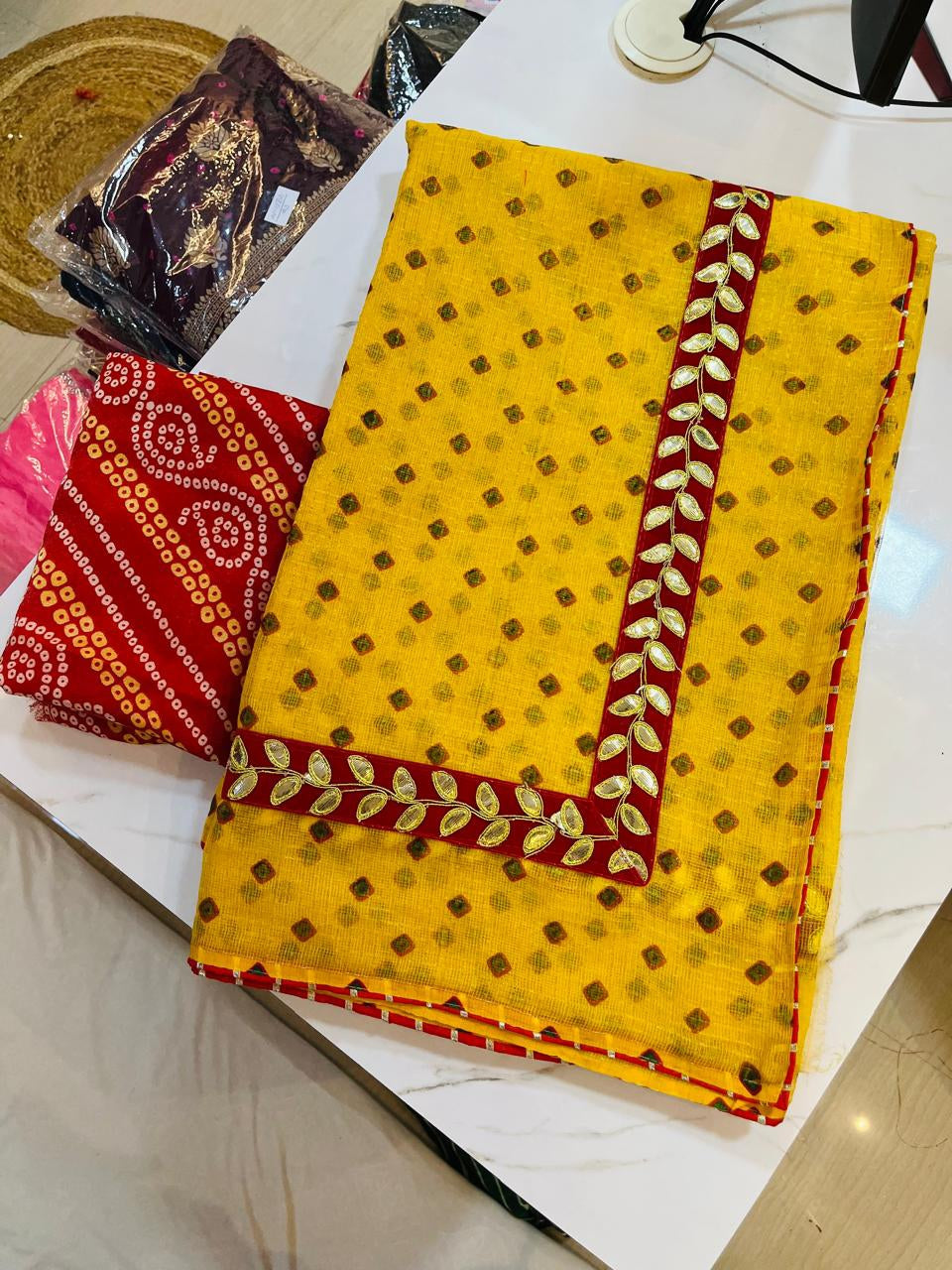 Beautiful Summer Special Tissue Kota Saree