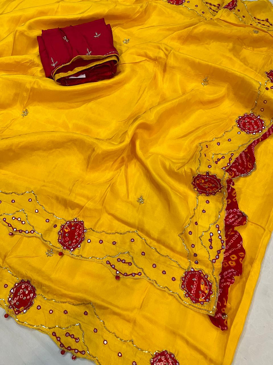Beautiful Premium Traditional Saree On Uppada Silk Fabric